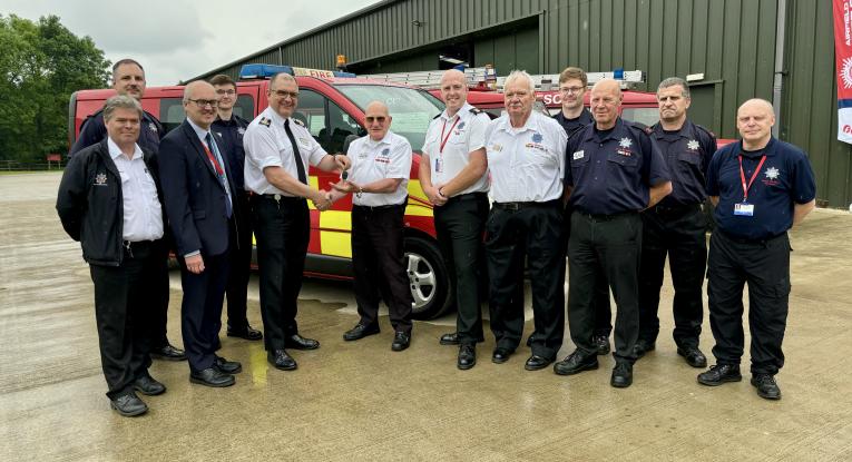 BFRS Hand Over The Keys To Shuttleworth’s Volunteer Fire Service